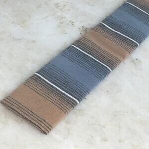 ERNST QUARE END TAN GREY WHITE BOY'S NECKTIE